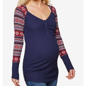 Motherhood Maternity Henley top, only worn once!